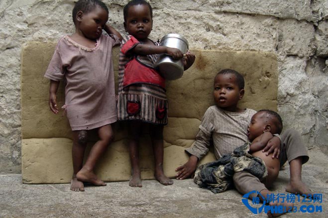 索马里穷苦小孩